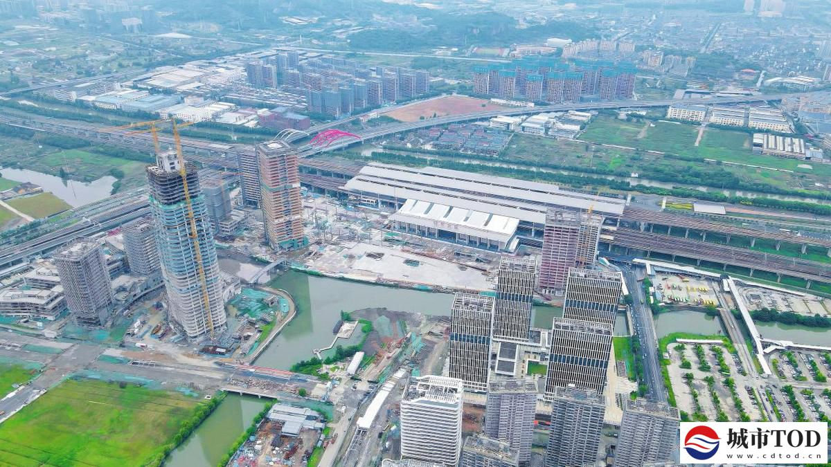 绍兴高铁北站TOD综合体项目（A区块）主体结构全面封顶